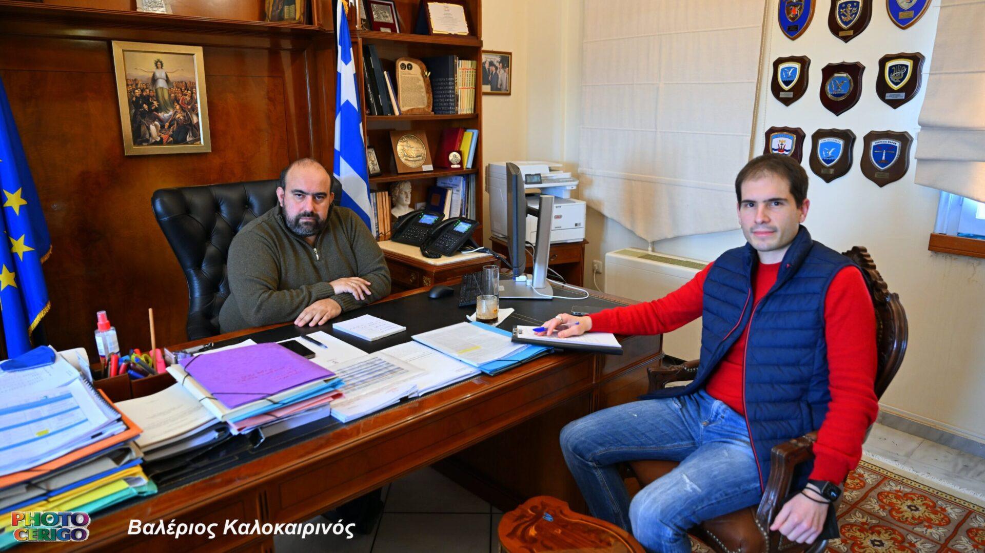 Συνέντευξη του Δημάρχου Κυθήρων στον Παναγιώτη Μπαχτή