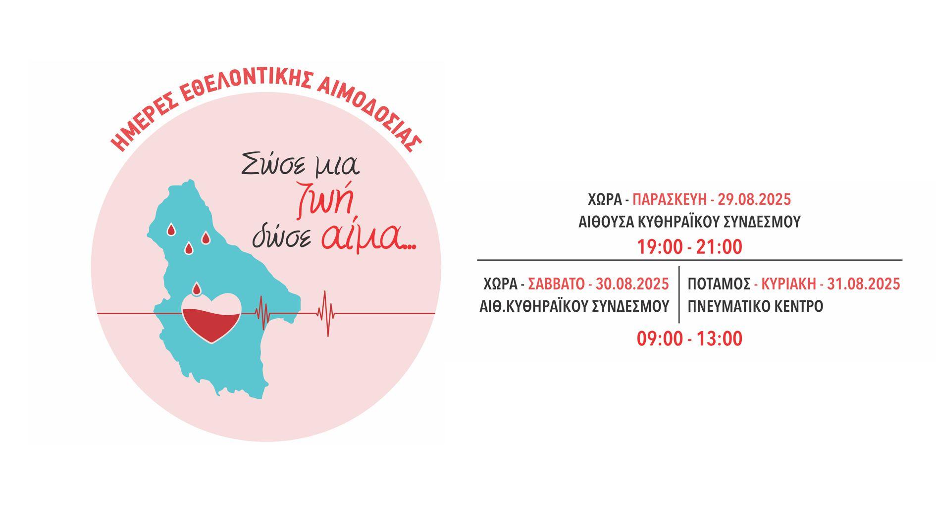 Εθελοντική Αιμοδοσία στα Κύθηρα